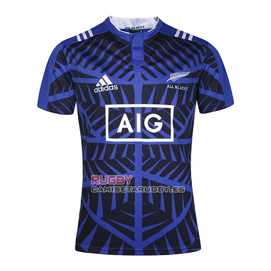 Camiseta Nueva Zelandia All Blacks Rugby Azul